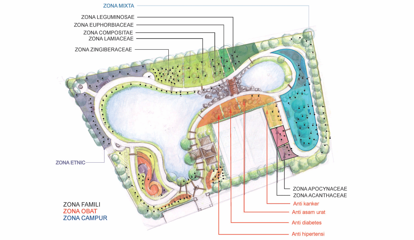 Peta Tanaman Taman Husada Graha Family
